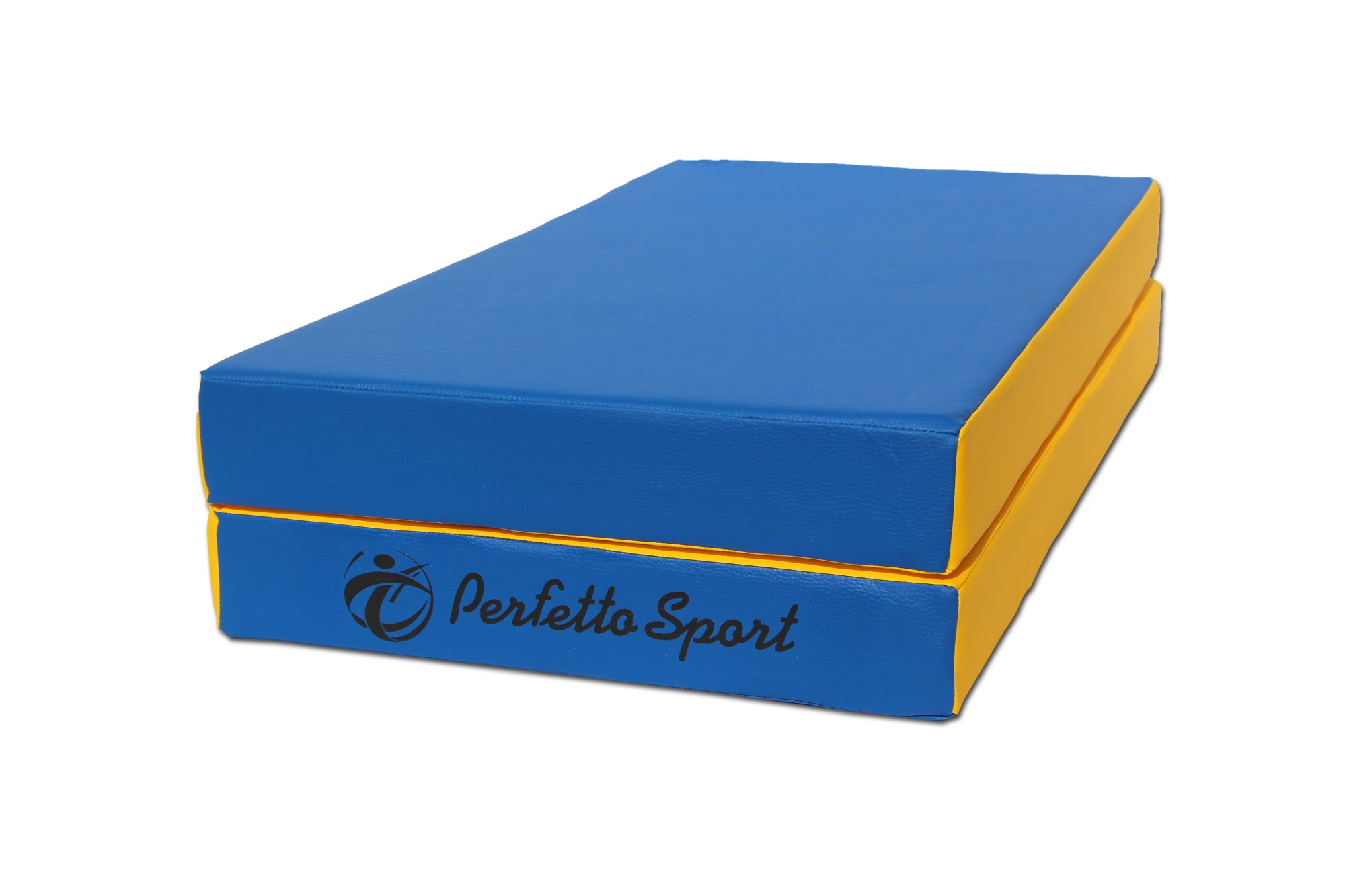 Мат № 3 (100 х 100 х 10) складной PERFETTO SPORT сине/жёлтый