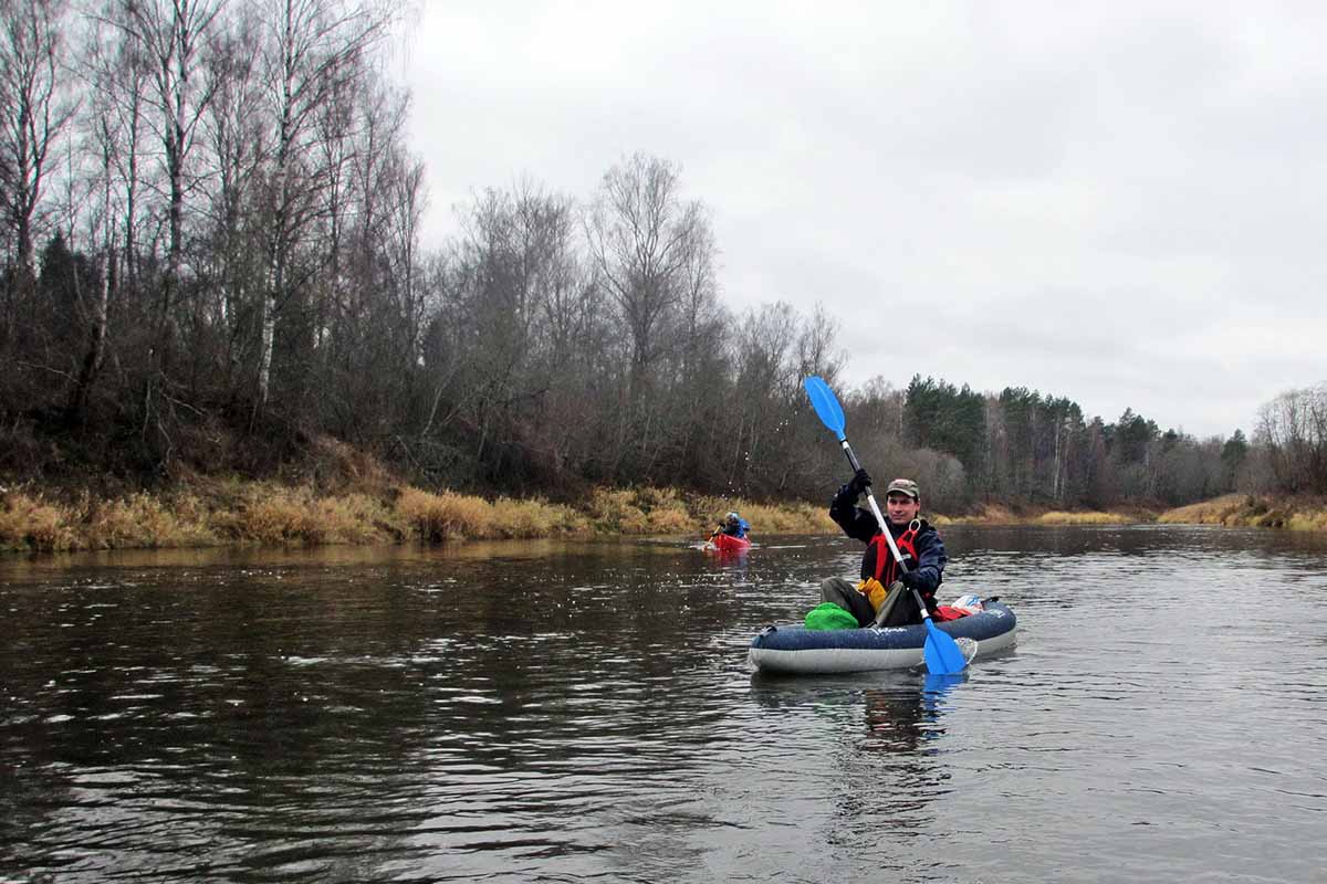 Весло для пакрафта пятисекционное RST Эко