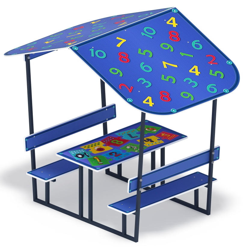 ДЕТСКИЙ столик с навесом МФ 31.01.08-03