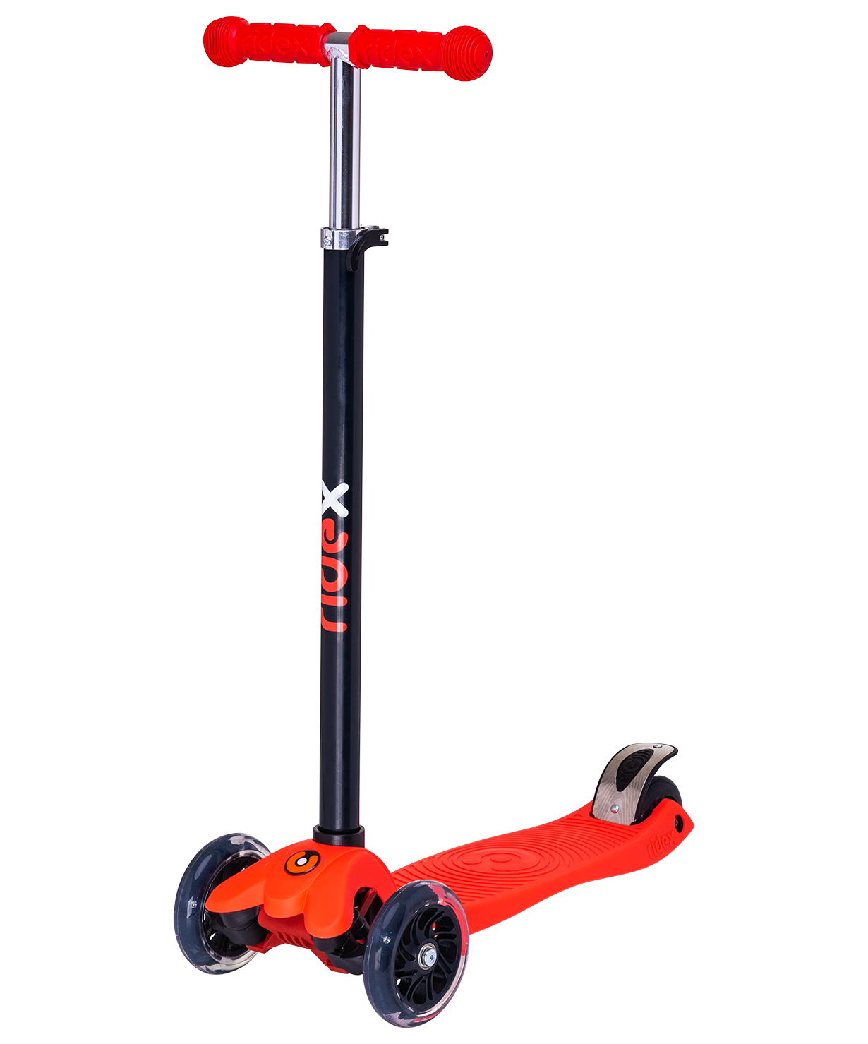 Самокат 3-колесный Snappy 3D, 120/80 мм, красный