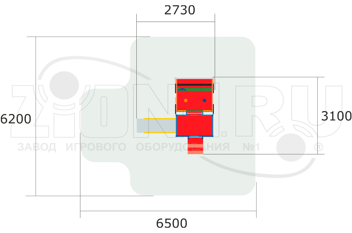Игровой макет-комплекс ZION Пожарный (ИМ034)