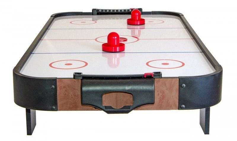 Аэрохоккей Mini Air 3 ф (101 х 51 х 20 см, черный/коричневый)