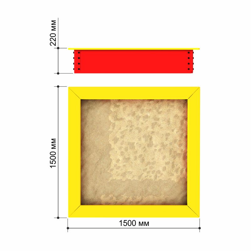 Песочница 1500 x 1500 «Romana 109.01.02»
