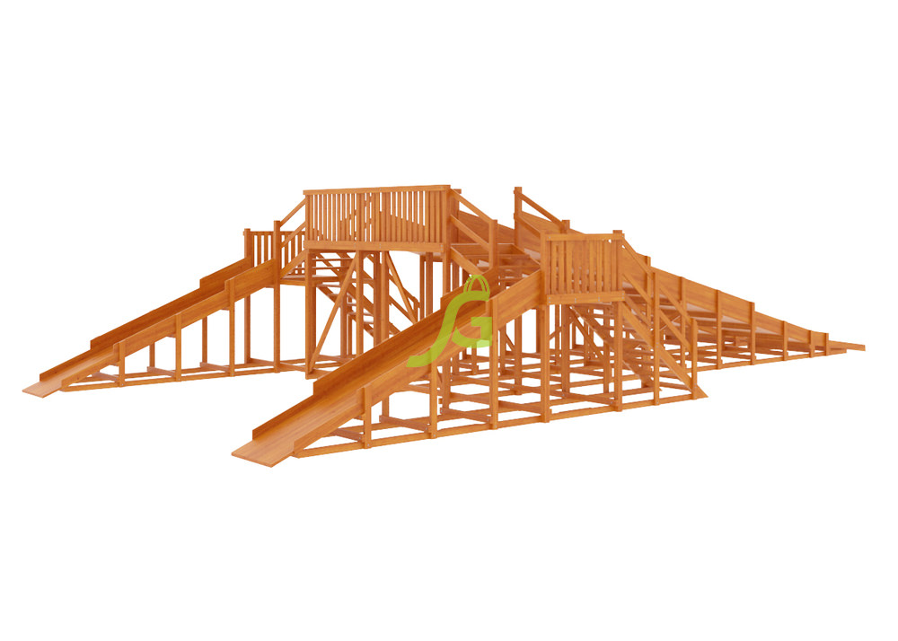 Зимняя горка Snow Fox, 4 ската