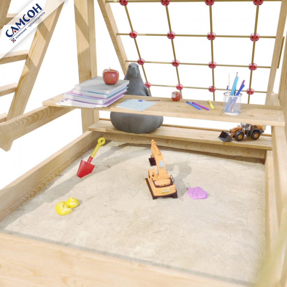 Детская деревянная игровая площадка ЭЛЕМЕНТ 4 Самсон