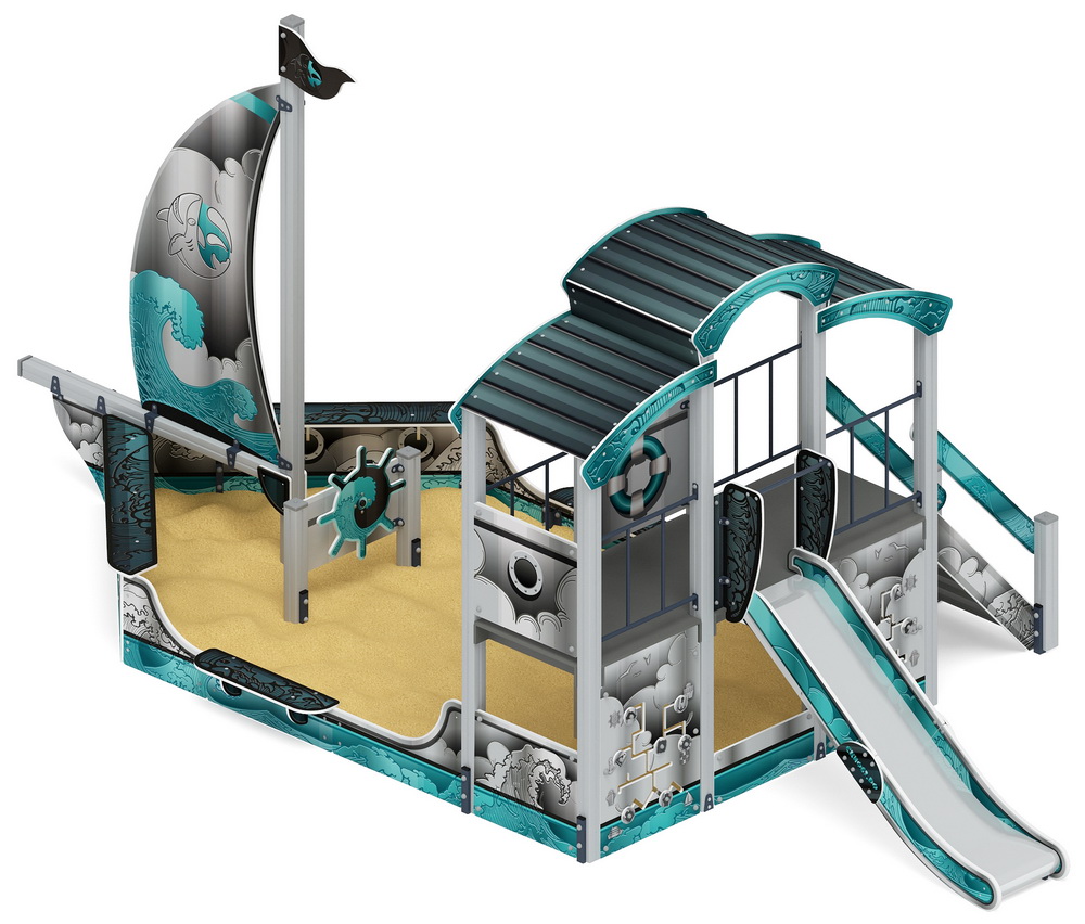 ПАРУСНИК детский игровой комплекс ДИК 2.03.3.01-05 (H=1200)