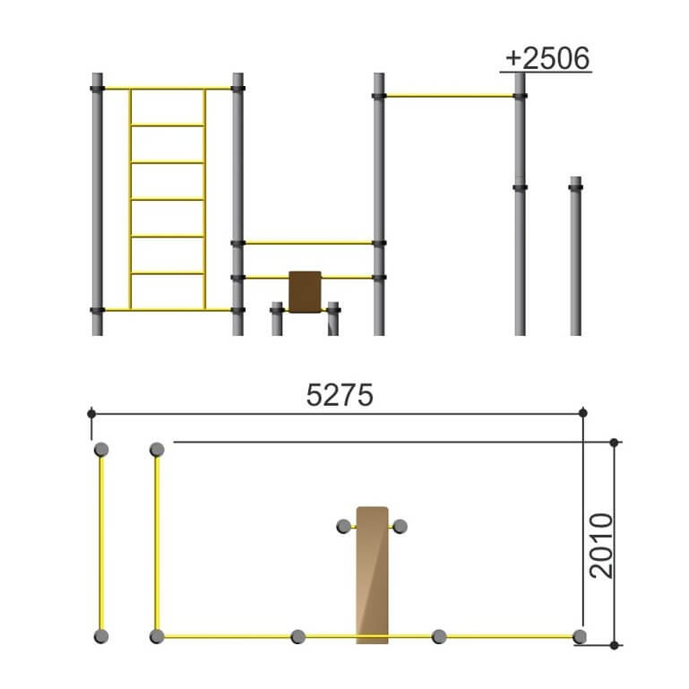 Комплекс спортивный Romana 501.24.01