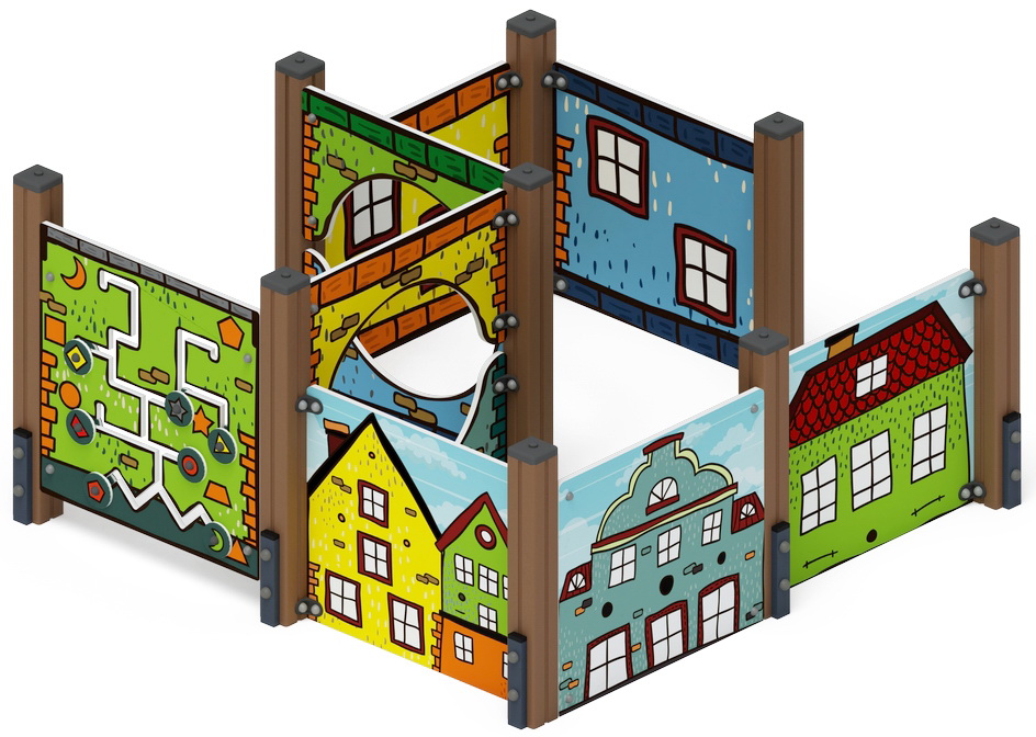 Лабиринт КУБИК 2 (Город) игровая форма МФ 20.01.02-01