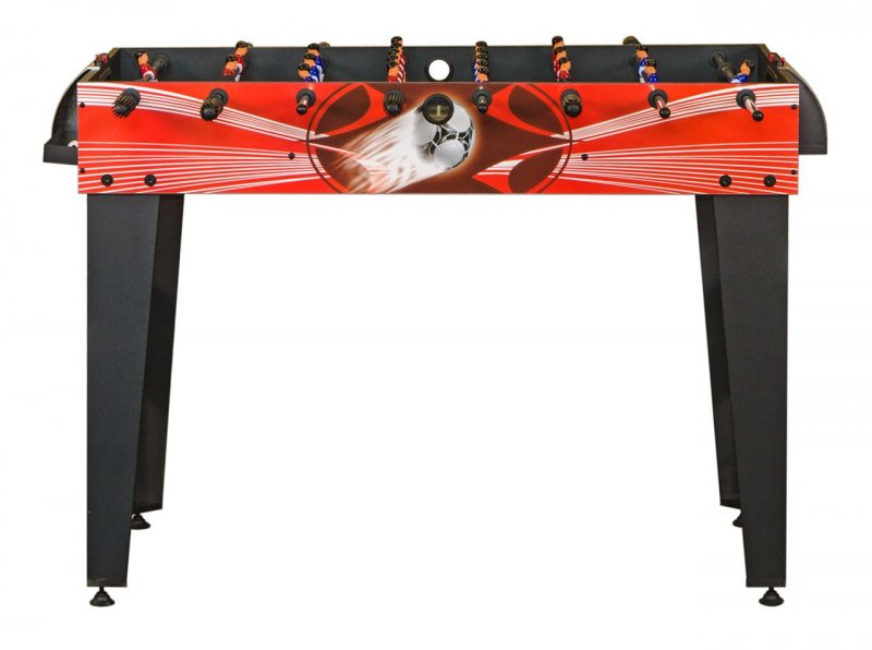 Настольный футбол (кикер) Flex 4 ф (122 x 61 x 78.7 см; красный)