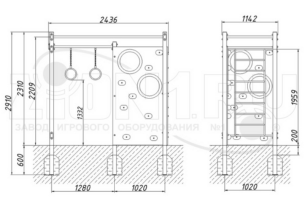 Спортивный комплекс ZION СГК-43 (КС069)