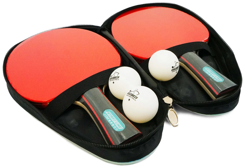 Набор для настольного тенниса START LINE SL Competition 2 ракетки 3*, 3 мяча 1*