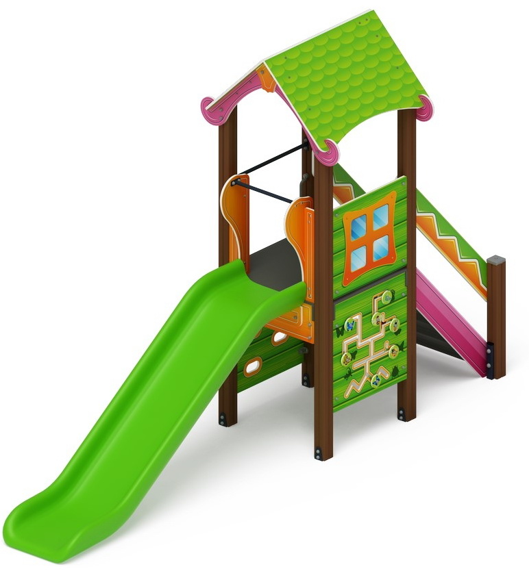 ЛУКОМОРЬЕ детский игровой комплекс ДИК 2.25.01-11 (Н=1200)