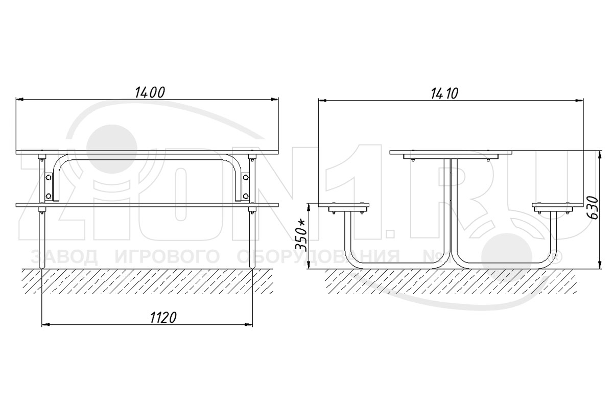 Столик детский ZION Сити (СП194)