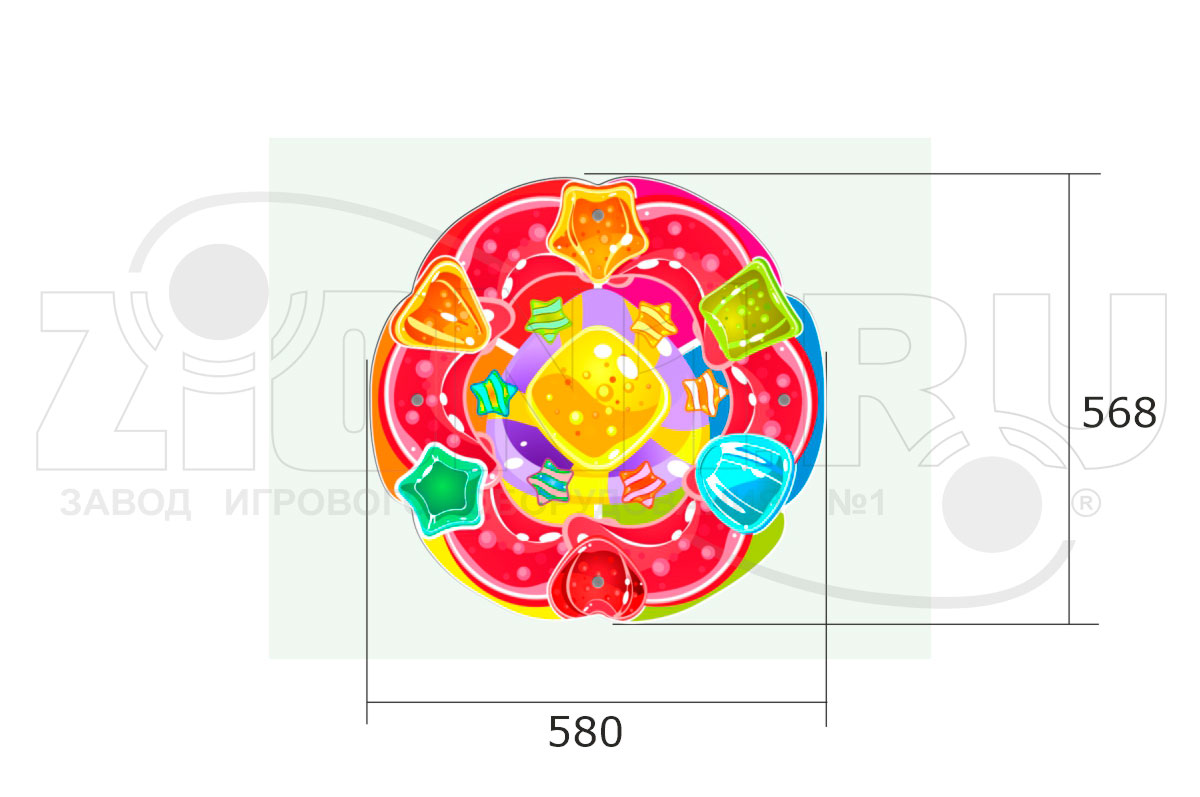 Столик детский ZION Леденцы (СП235)