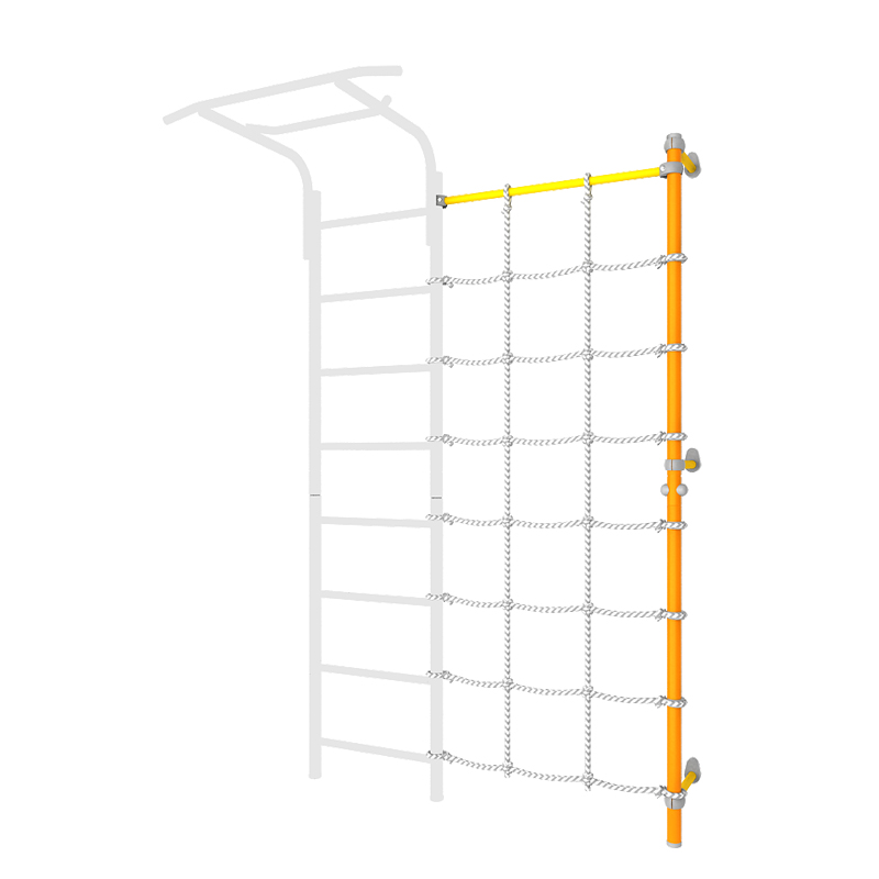 Комплект с канатным лазом пристенный ROMANA ДСКМ 1С-8.18-45 (оранжевый)