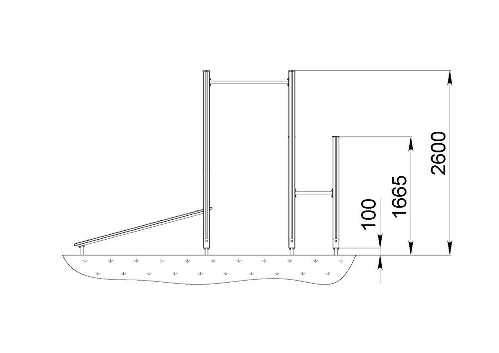 Уличный спортивный комплекс START LINE Fitness № 14