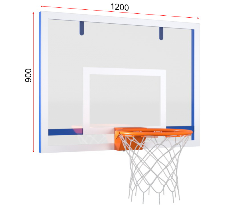 Тренировочный щит из оргстекла с кольцом (на выбор)