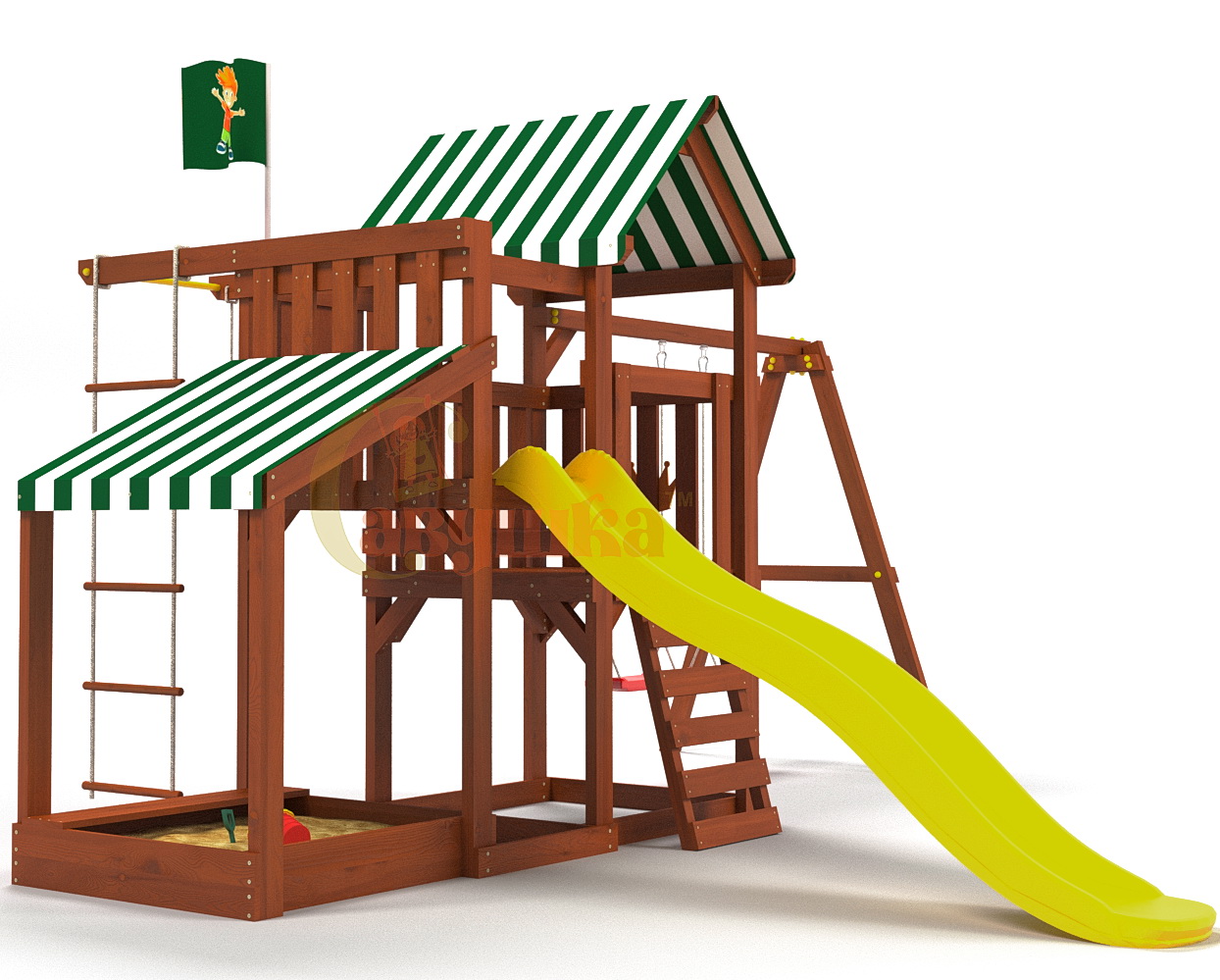 Детская площадка Савушка TooSun 3Plus с песочницей