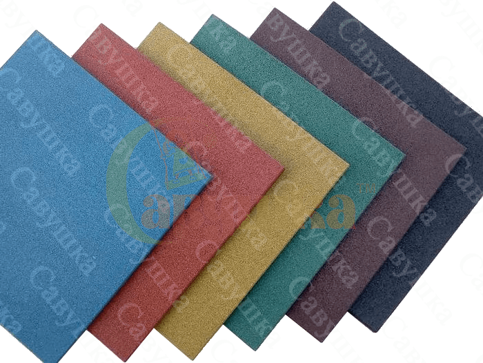 Противоударный коврик для детской игровой площадки Савушка