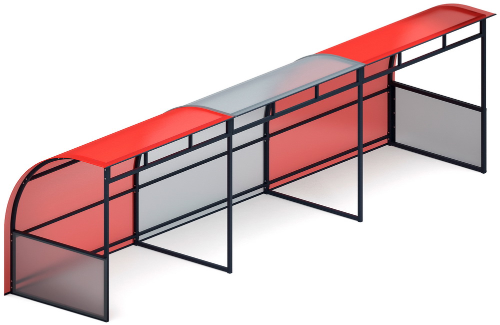 Теневой навес для колясок (3 секции) МФ 743.01