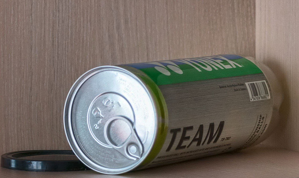 Мяч теннисный YONEX Team 3B, нат. резина, сукно (11.403)