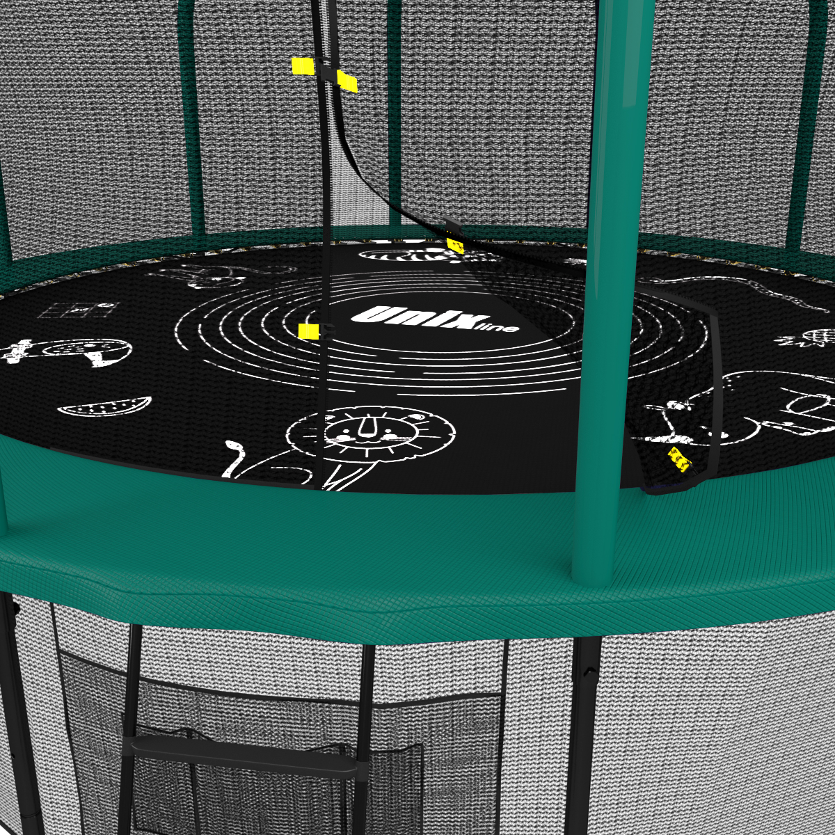 Батут UNIX line SUPREME GAME 12 ft + Basketball