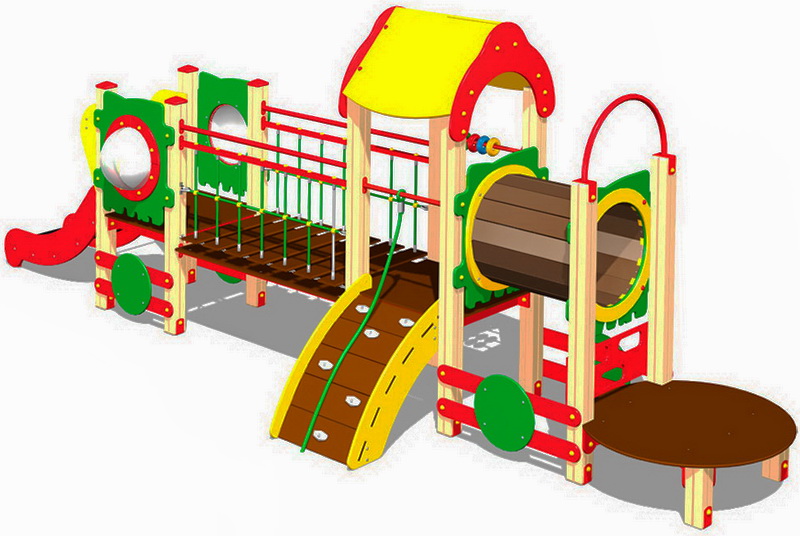 Детский игровой комплекс ZION Локомотив (КД065)