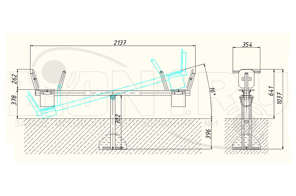Качалка-балансир ZION Сток (КЧ055)