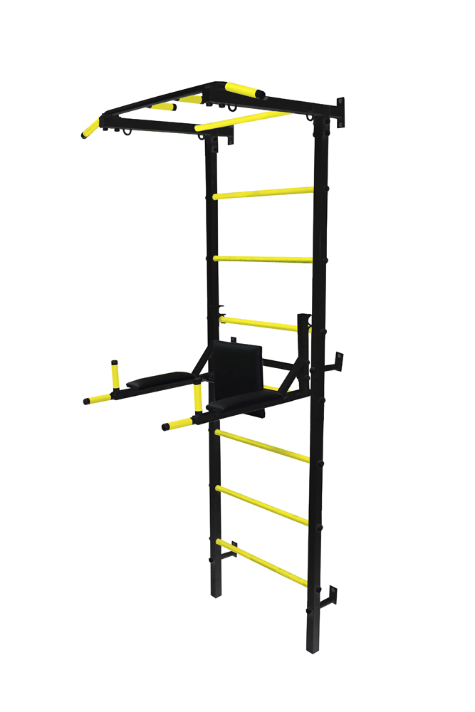 Профессиональная шведская стенка Kampfer Adrenalin Professional (черный/желтый)