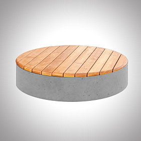 Скамья бетонная ШАЙБА большая С-144