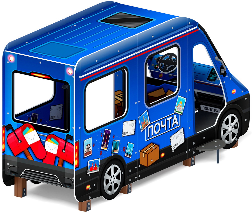 Беседка АВТОБУС (Почта) для детской площадки МФ 10.03.13-03