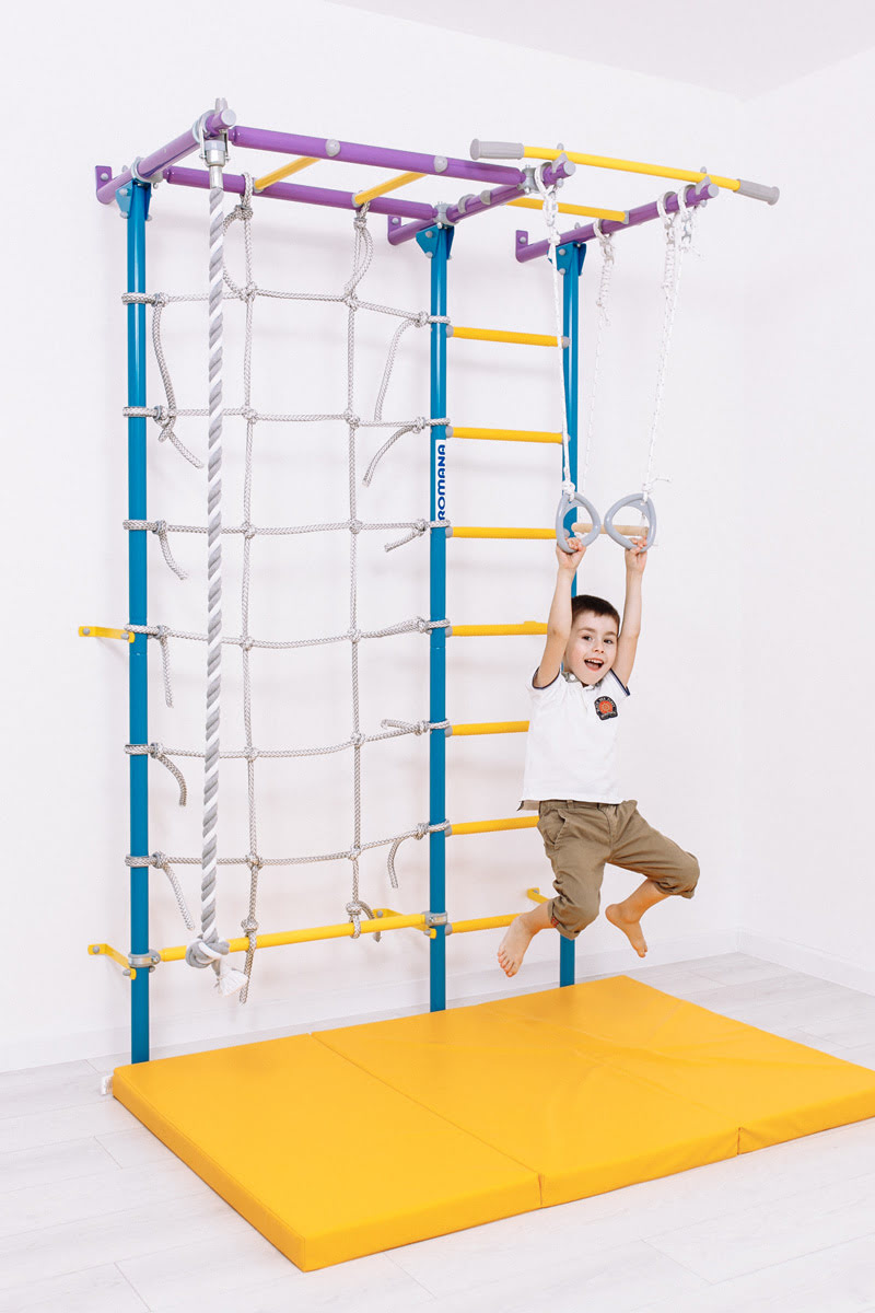 Домашний спортивный комплекс S7 Romana (01.31.7.06.410.05.00-68) сиренево/голубой