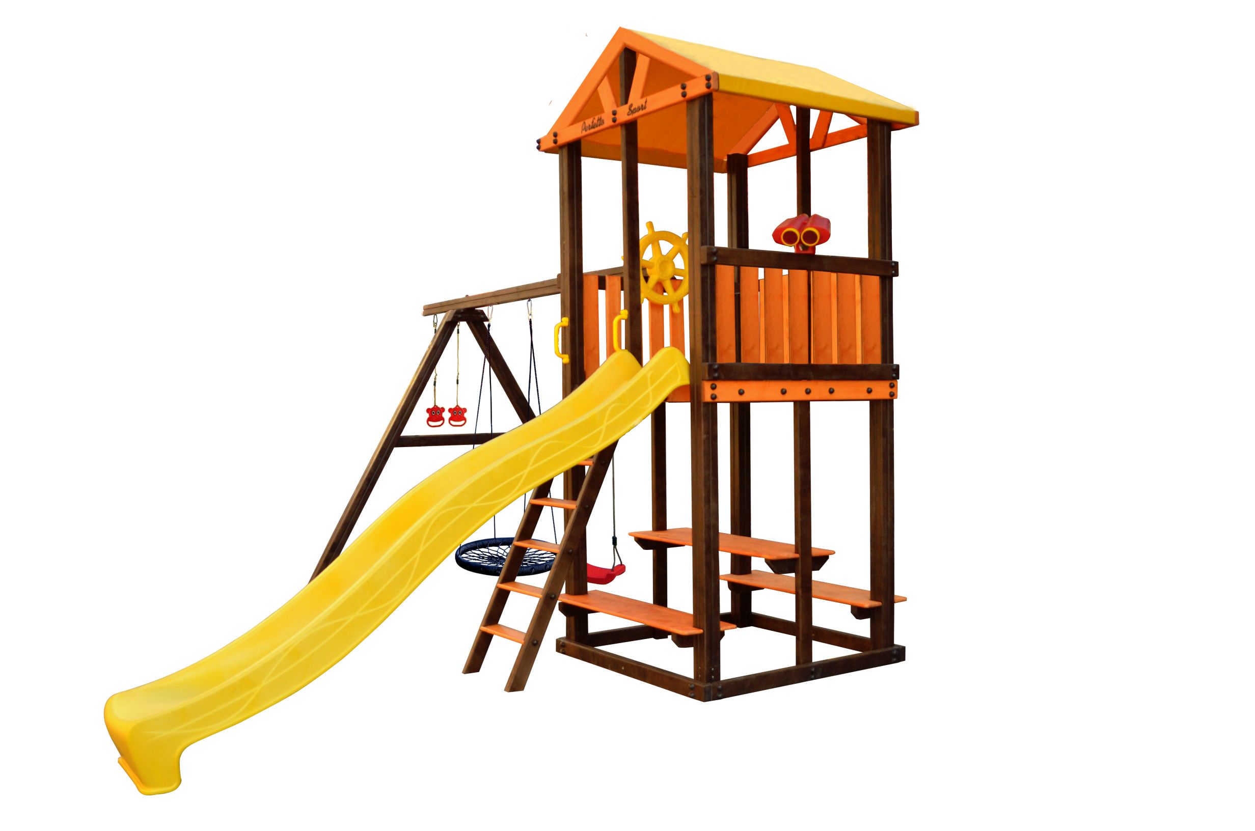 Игровой комплекс Perfetto sport «Bari-3» + качели "Паутина"