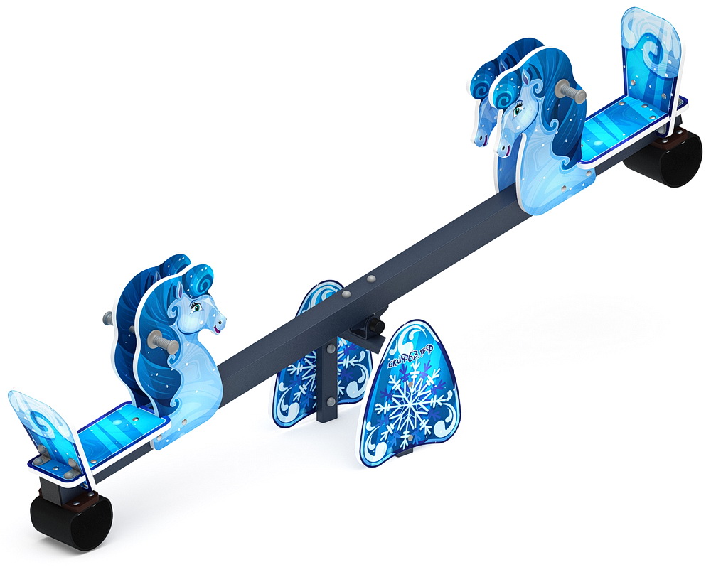 ЛОШАДКА качалка балансир (Снежная королева) ИО 21.М.01.05-П.04