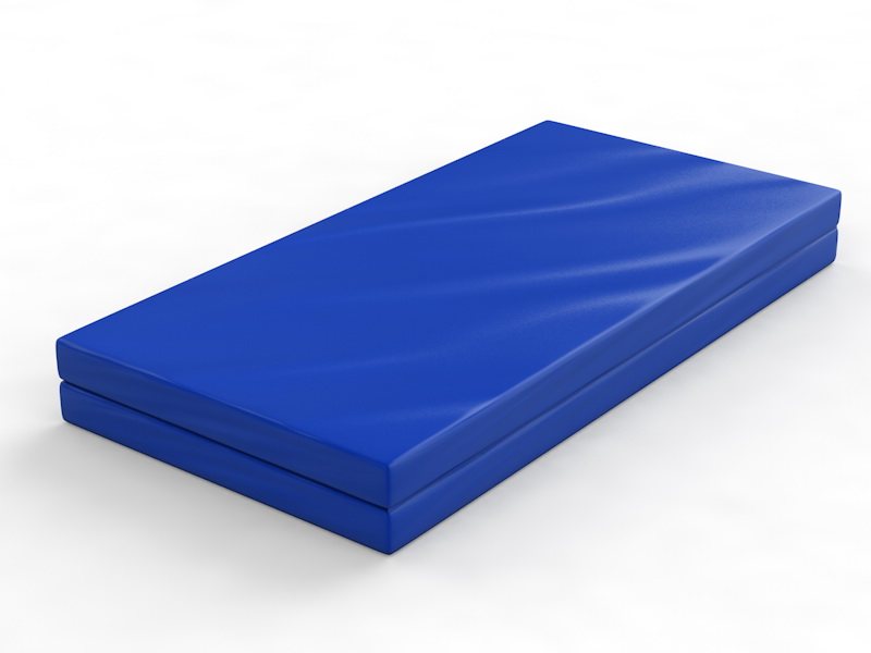 Мат гимнастический складной 2х2х0,1 м в 1 сложение