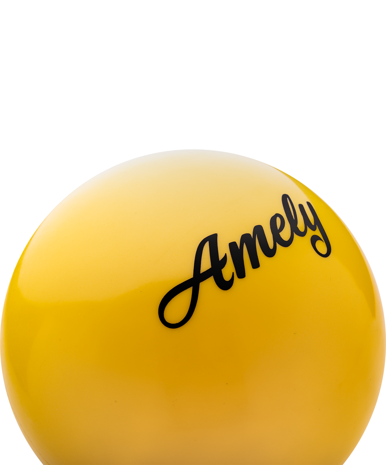 Мяч для художественной гимнастики AGB-101, 15 см, желтый