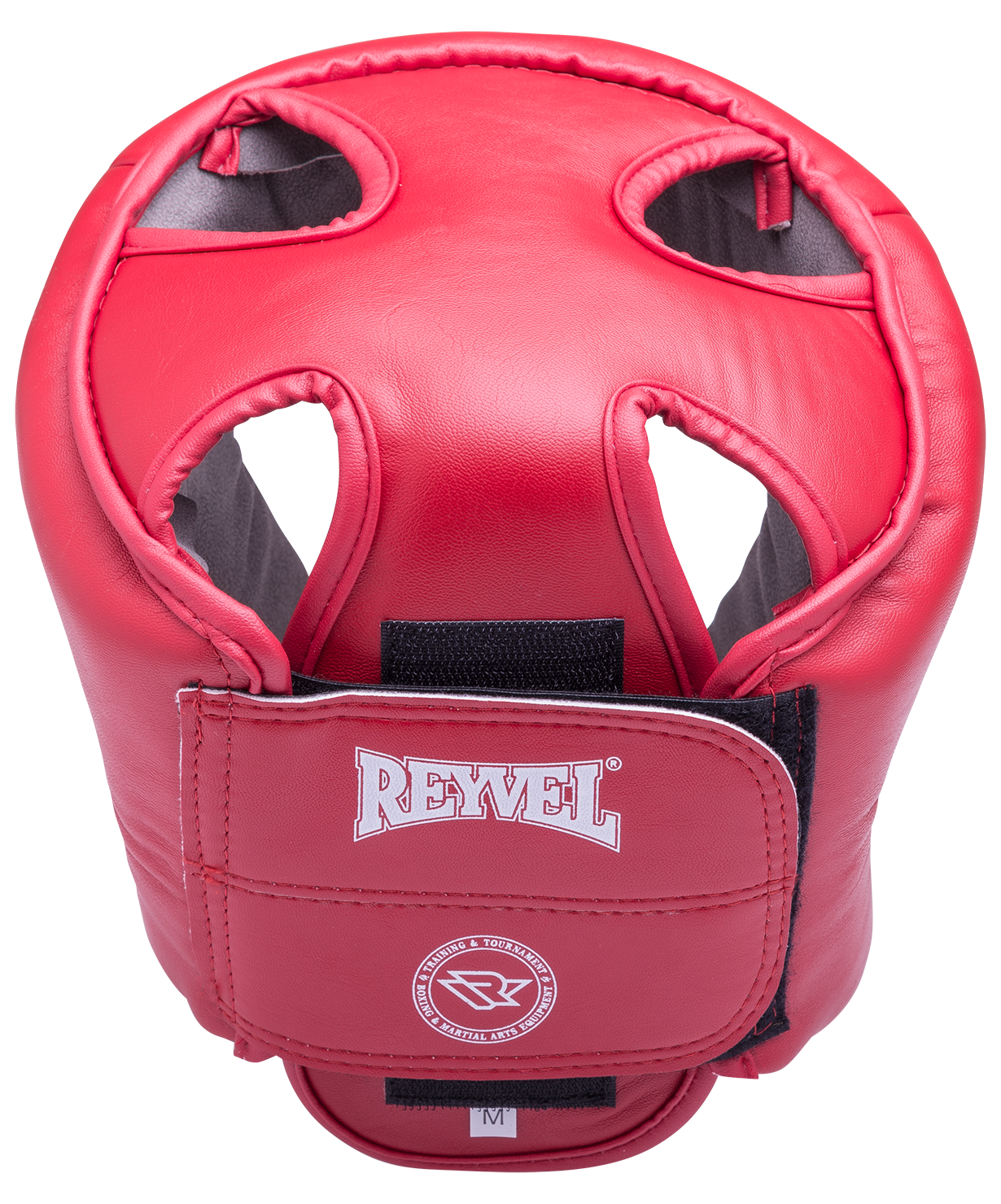 Шлем открытый RV-302, кожзам, красный, L