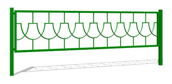 Газонное ограждение ZION ОГ-20 (ОГ028)