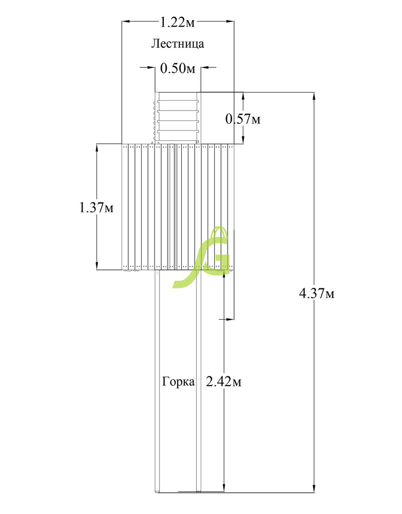 Детская площадка IgraGrad "Панда Фани Wood"
