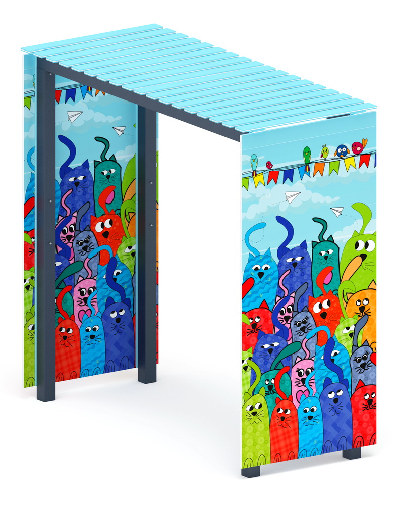 Пергола (Коты) МФ 77.06.01-07 /без поликарбоната/