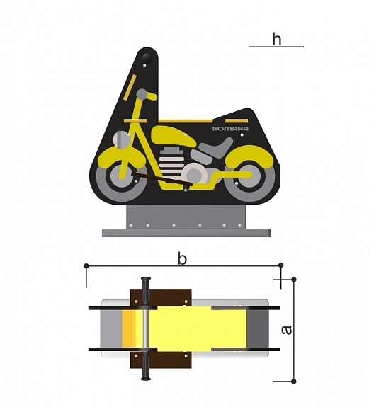 Качалка Romana 108.29.00-02