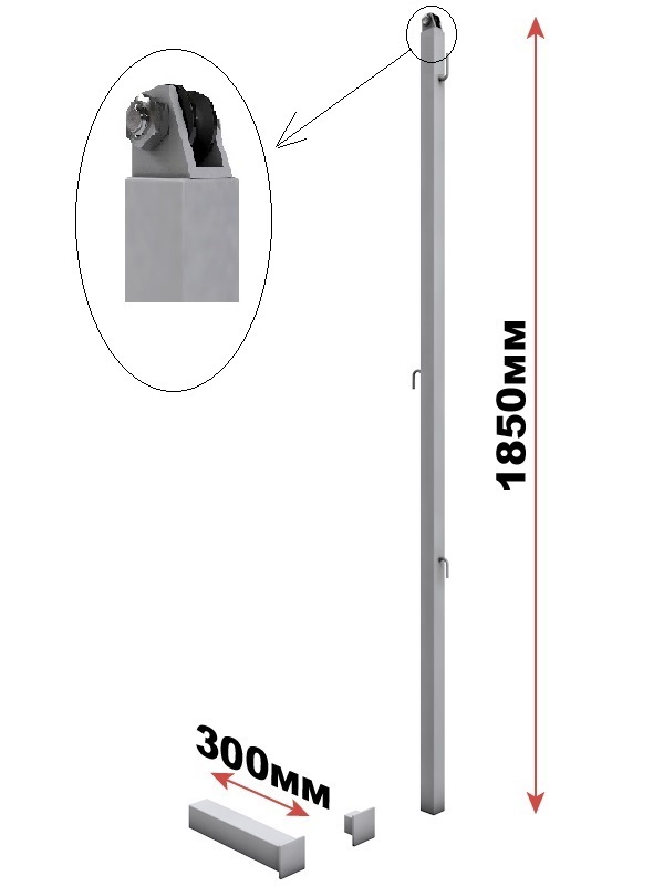Стойки бадминтонные со стаканами (02.100)