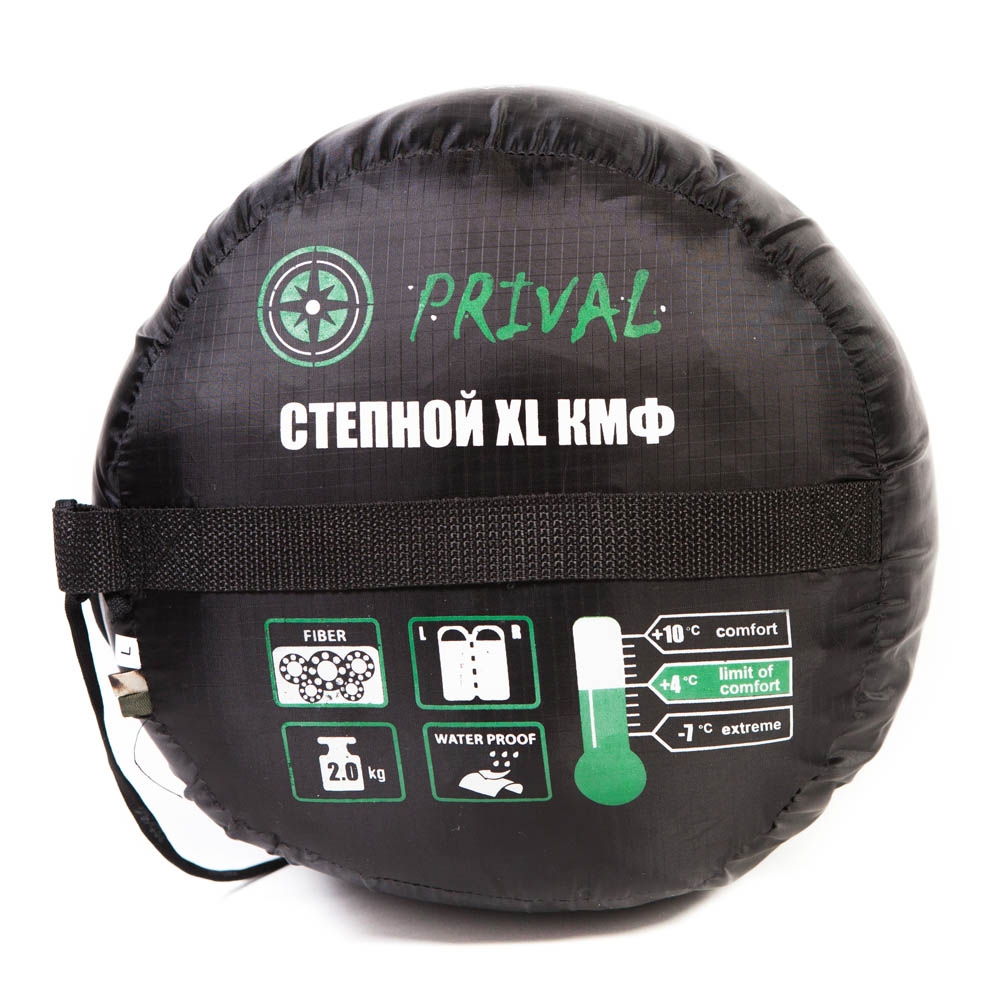 Спальный мешок Prival Степной XL КМФ