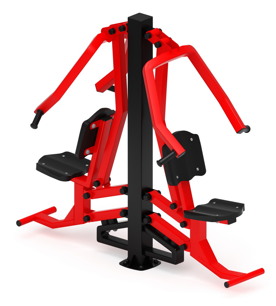 Тренажер уличный ЖИМ ОТ ГРУДИ ДВОЙНОЙ СТ 030-11