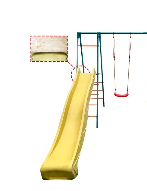 Пластиковая горка, скат 3 метра, для Кузнечик и Элит