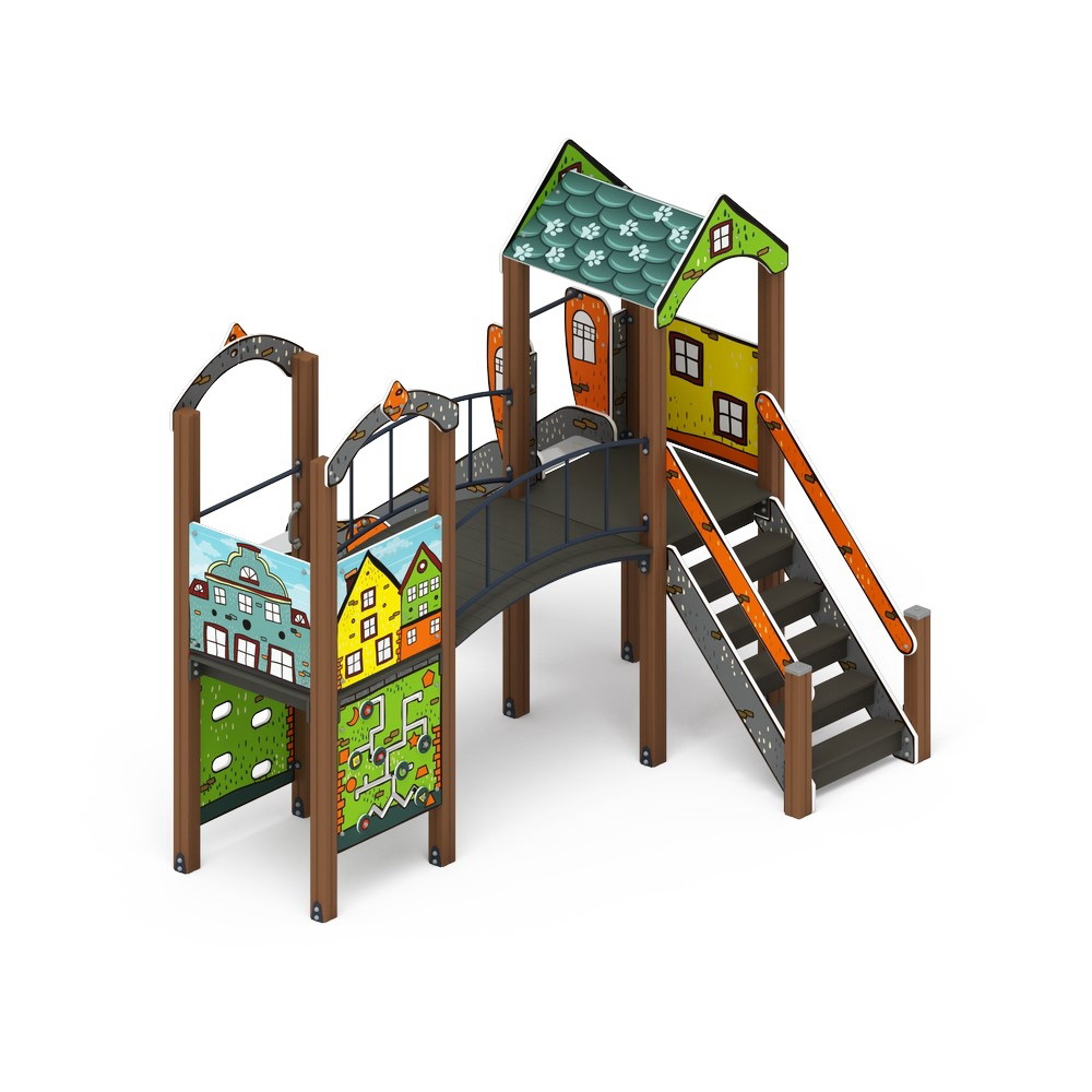 РАДА (Город) детский игровой комплекс ДИК 2.01.2.05-01 (H=1200)