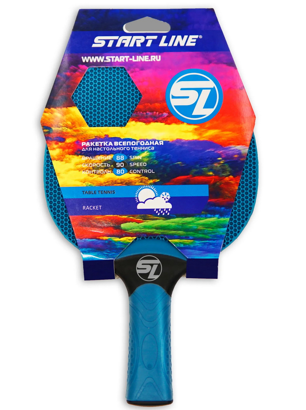 Теннисная ракетка Start line plastic (blue)