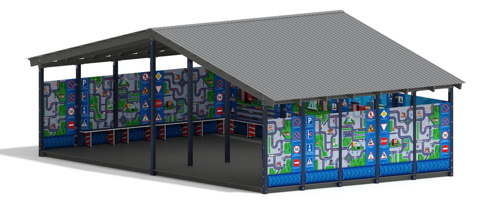 Теневой навес (ДПС) МФ 70.8.5-14