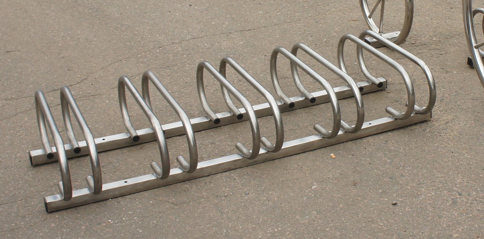 Велопарковка Air Gym ВП 7-1 из нержавеющей стали