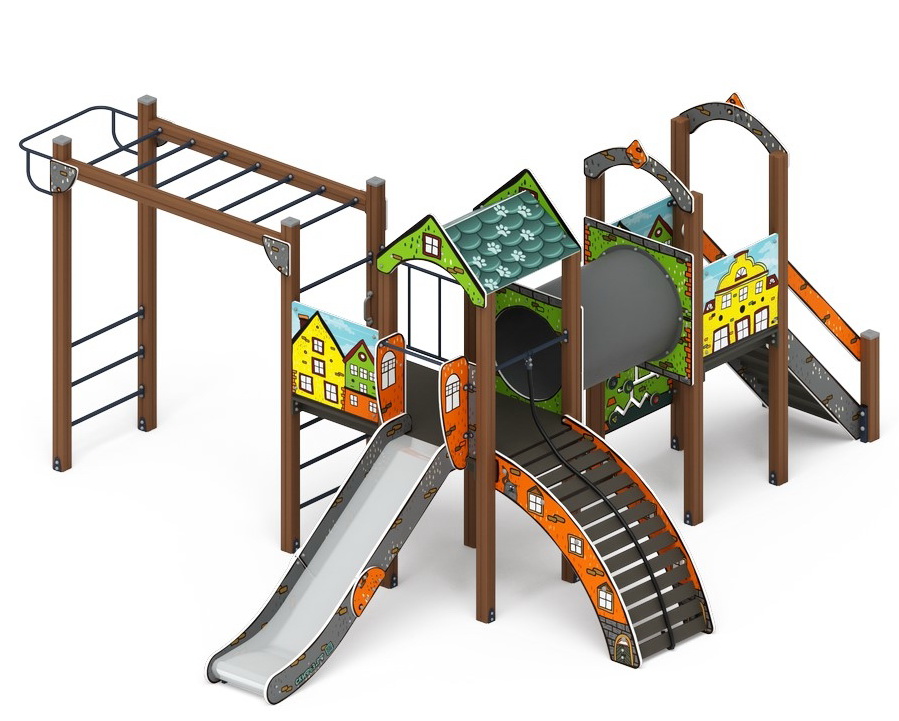 РАДА (Город) детский игровой комплекс ДИК 2.01.2.08-21 (Н=1200)